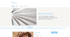 Desktop Screenshot of antium.com